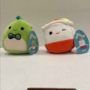 NWT Squishmallows 5” Danny & Daley – 2-Piece Plush Bundle